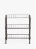 John Lewis ANYDAY Narrow Shoe Rack, Grey