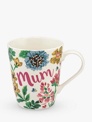 Cath Kidston Mum Floral Stanley Mug, 400ml, Green/Multi