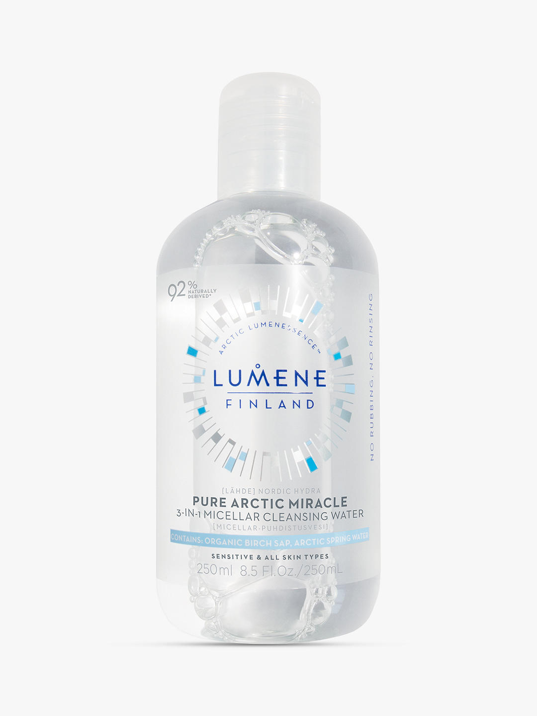 Lumene Nordic Hydra Pure Arctic Miracle 3-In-1 Cleansing Water, 250ml 1