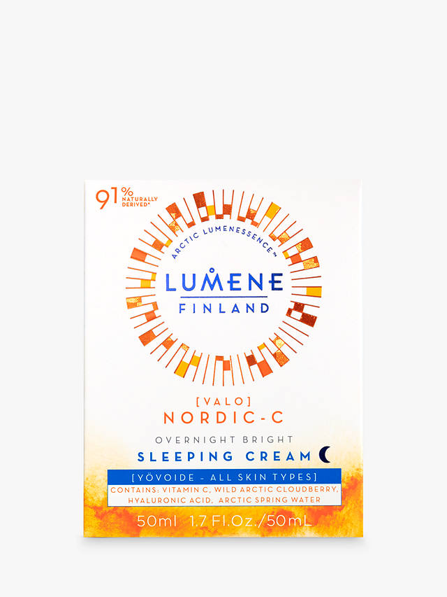 Lumene Nordic-C Valo Overnight Bright Sleeping Cream, 50ml 2