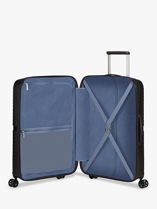American Tourister Airconic 67cm 4-Wheel Medium Suitcase, Onyx Black