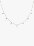 Melissa Odabash Swarovski Crystal Drop Chain Necklace