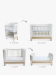 Gaia Baby Serena Complete Sleep+ Co-Sleeper Bedside Crib & Cotbed