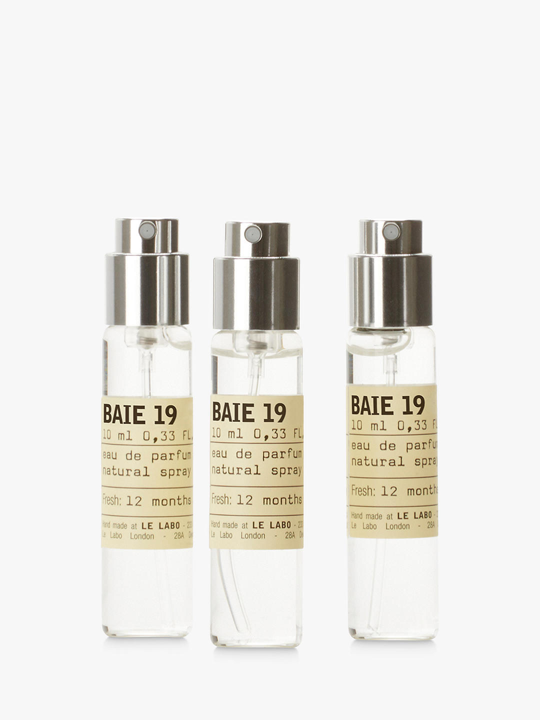 Le Labo Baie 19 Eau de Parfum Travel Refill, 3 x 10ml 1