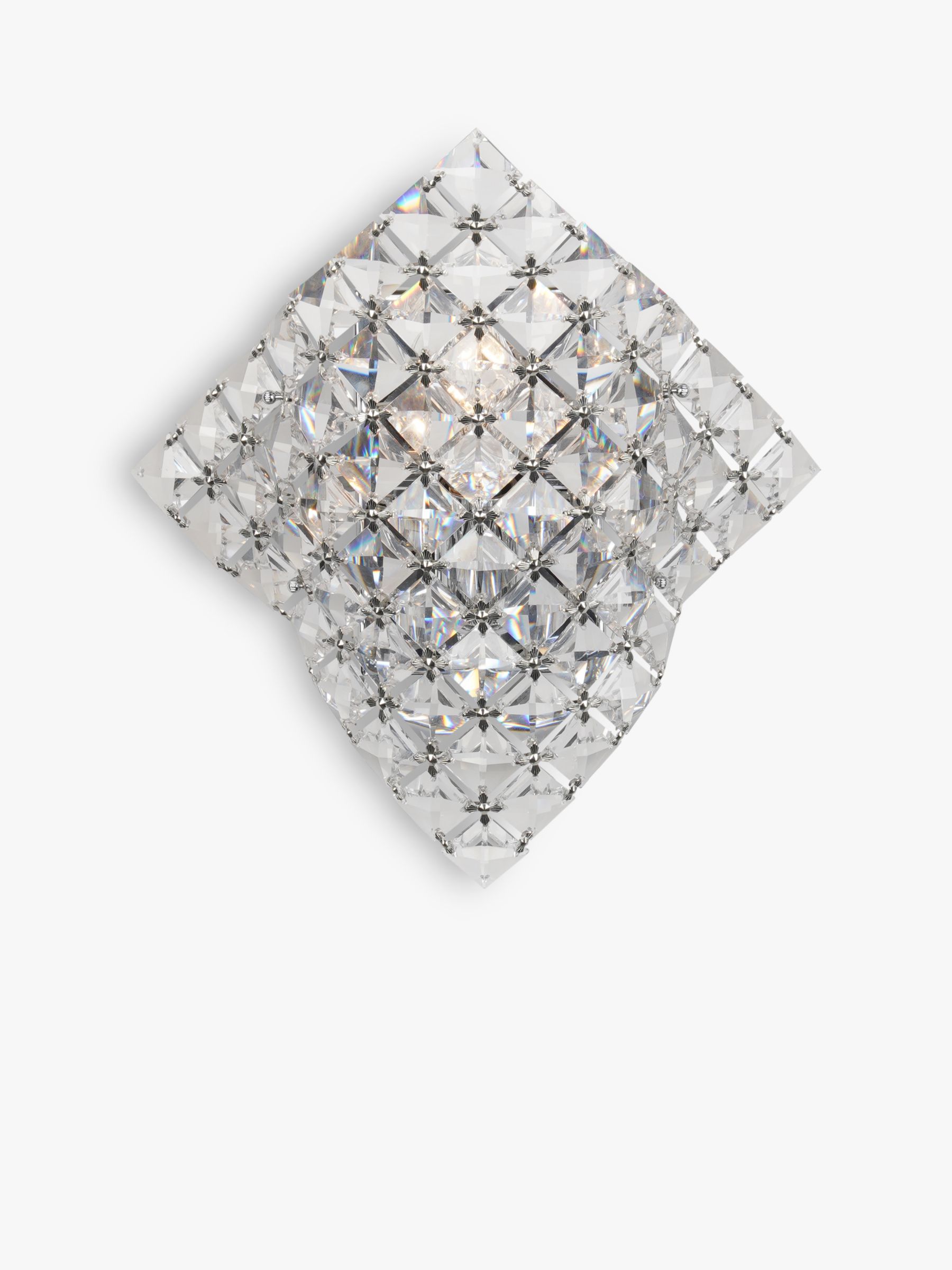 Impex Diamond Cube Crystal Wall Light review