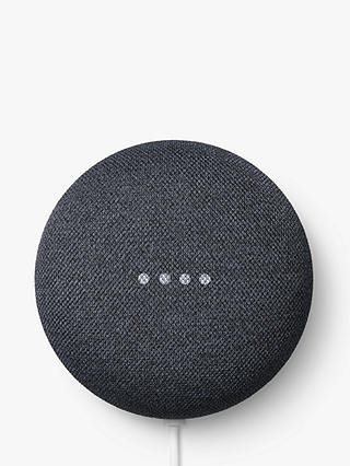 Google Nest Mini Hands-Free Smart Speaker, 2nd Gen, Charcoal