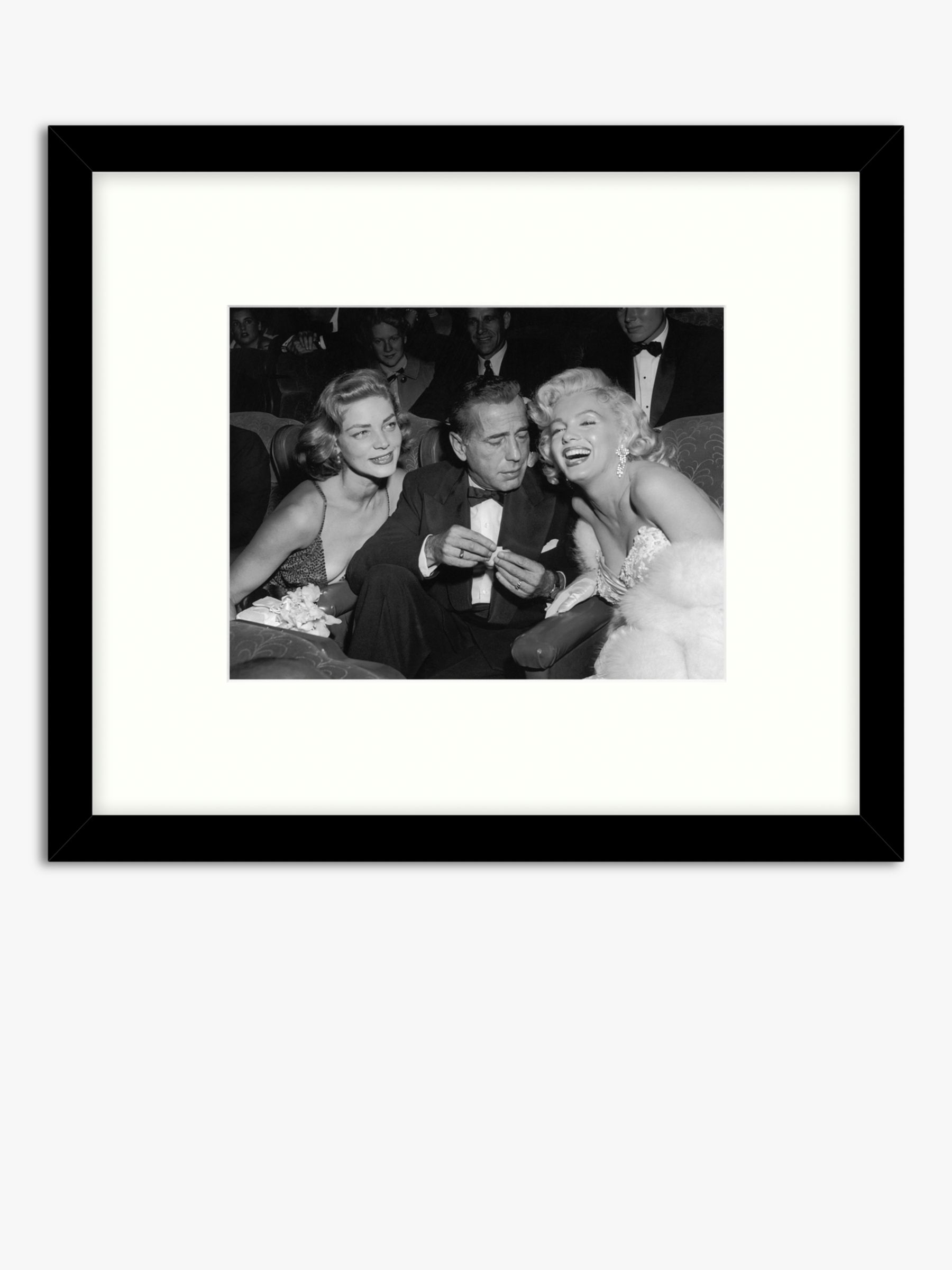 Getty Images Gallery - Hollywood Star Trio Wood Framed Print & Mount, 49.5 x 57.5cm