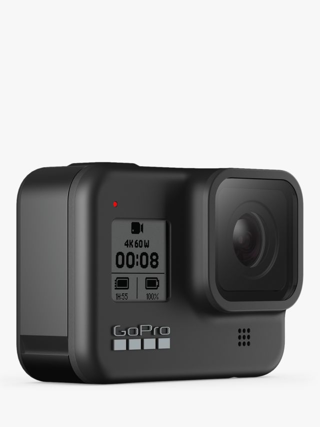GoPro HERO8 Black Camcorder, 4K Ultra HD, 60 FPS, 12MP, Wi-Fi