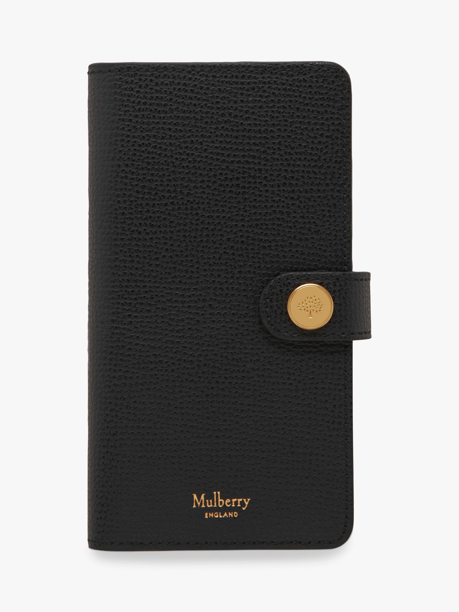 Mulberry Small Classic Grain Leather iPhone X/XS Flip Case
