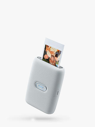 Fujifilm Instax mini Link Mobile Photo Printer, Ash White