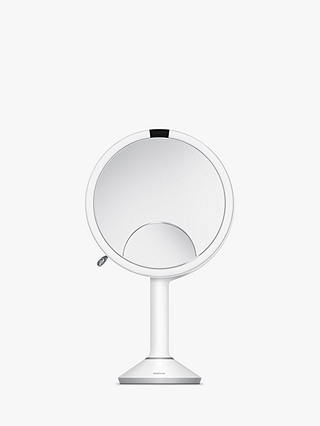 simplehuman Sensor Trio Mirror, White