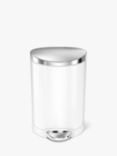 simplehuman Semi-Round Pedal Bin, 6L