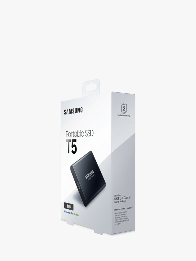  SAMSUNG T5 1Tb Portable Solid State Drive (Black) : Electronics