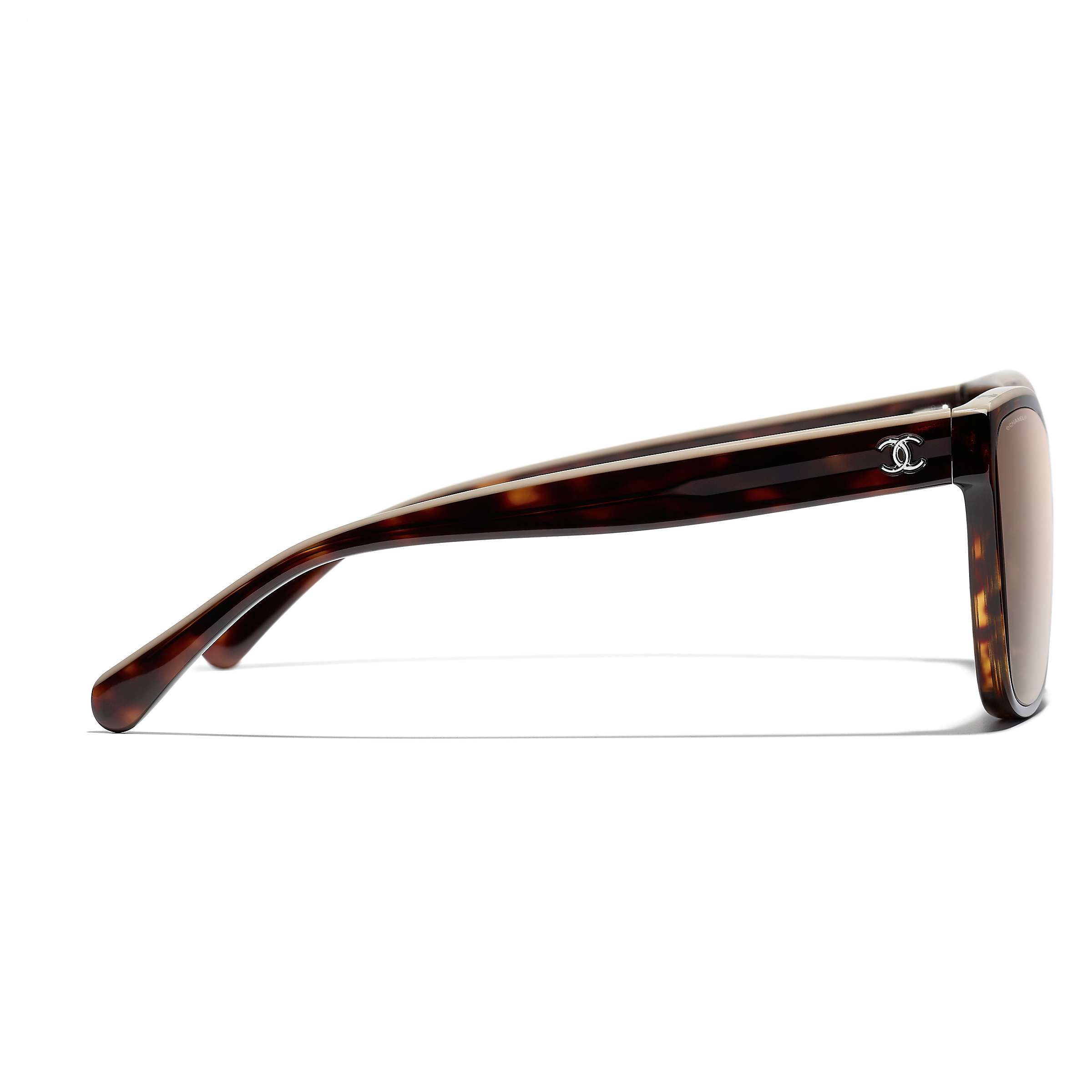 Buy CHANEL Pillow Sunglasses CH5418 Dark Havana/Beige Online at johnlewis.com