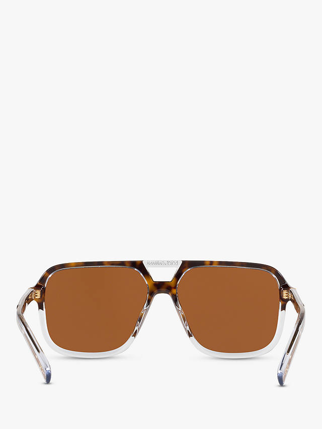 Dolce & Gabbana DG4354 Men's Square Sunglasses, at John Lewis & Partners