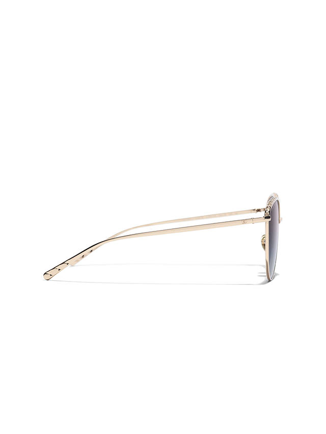 CHANEL Butterfly Sunglasses CH4258B Gold/Black Gradient