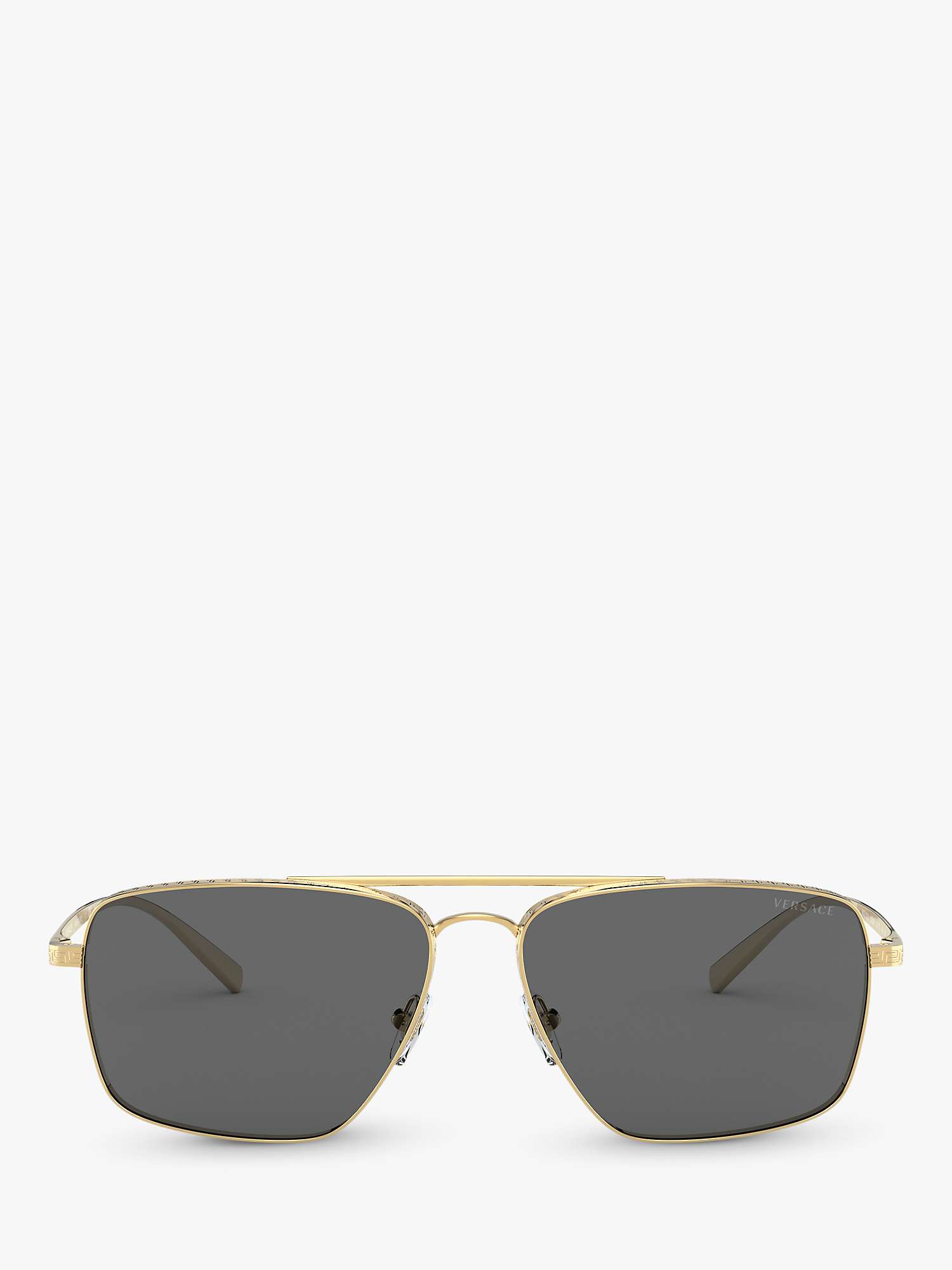 Buy Versace VE2216 Men's Square Sunglasses Online at johnlewis.com