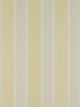 Colefax and Fowler Tealby Stripe Wallpaper, Yellow / Grey 07991/03