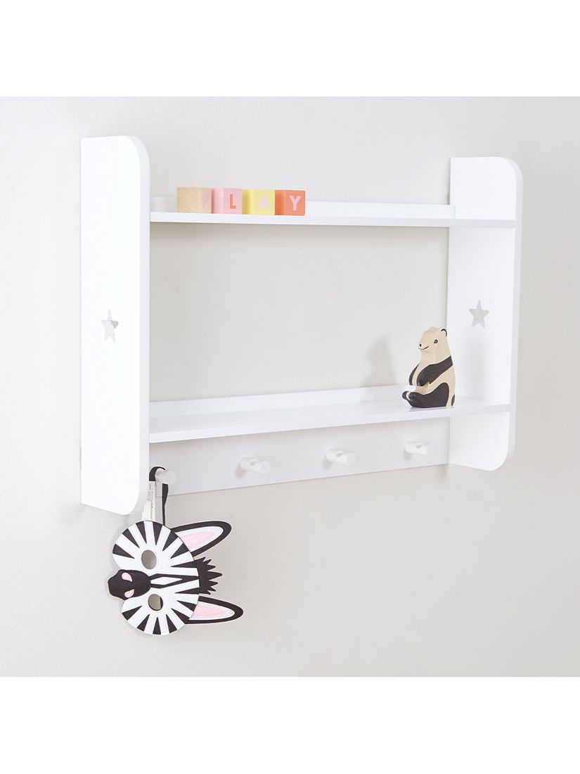 Photo of Great little trading co star bright landscape wall shelves and hooks white