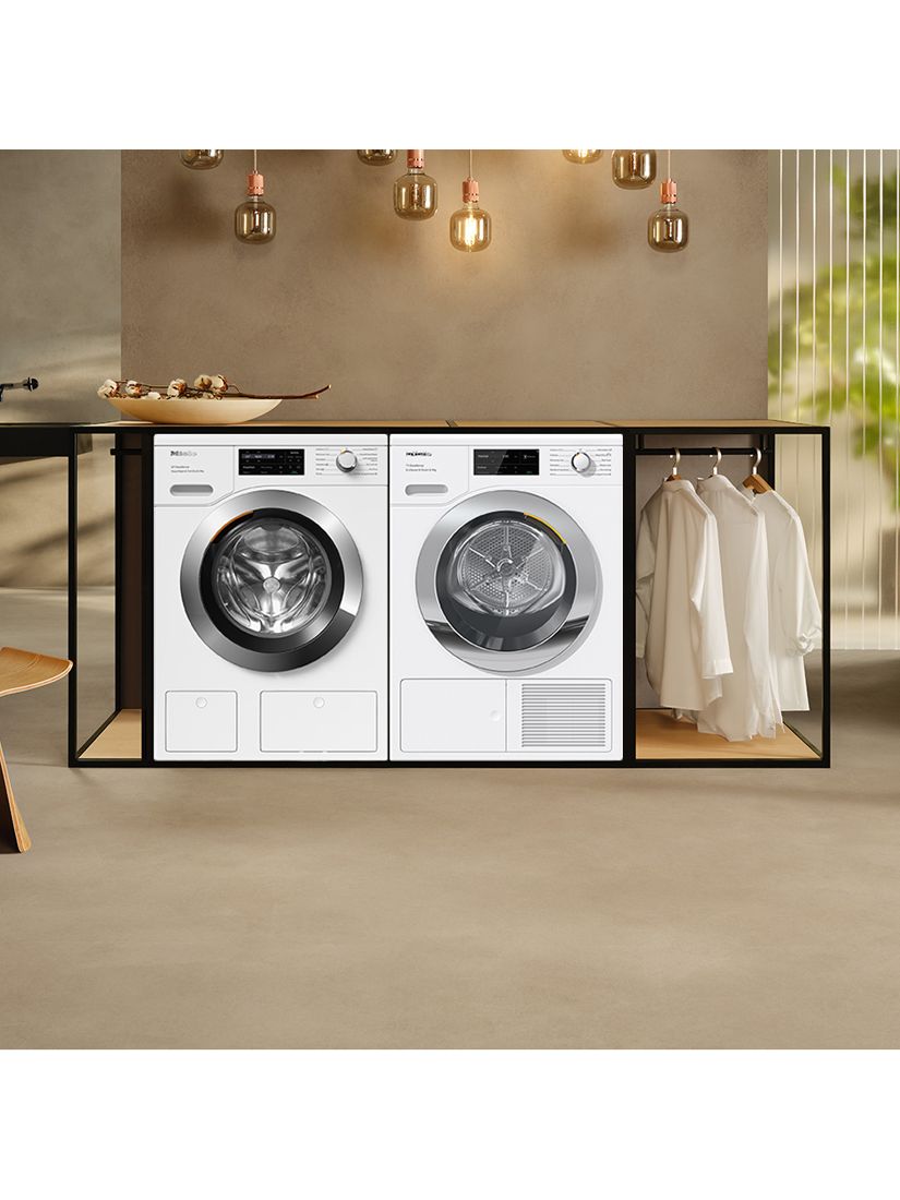 Miele WEI865 Freestanding Washing Machine, 9kg Load, 1600rpm Spin, White