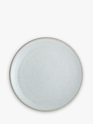 Denby Modus Speckled Curved Medium Plate, 22cm, Natural