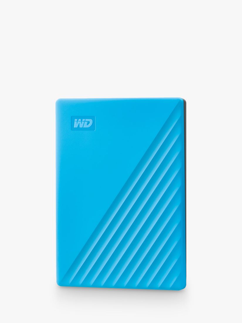 Western Digital My Passport Portable Hard Drive, 2TB, Blue