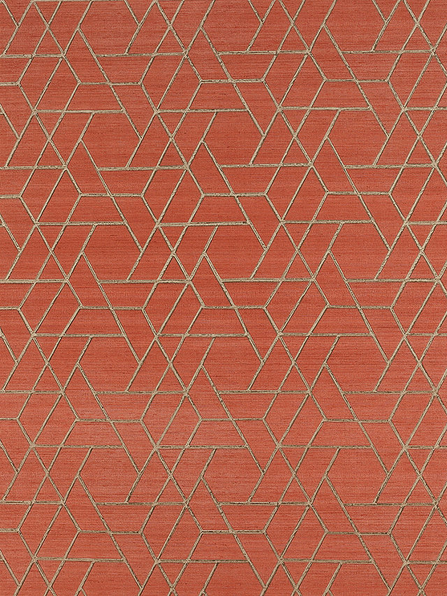 Jane Churchill Zelma Wallpaper, Red J8008-01