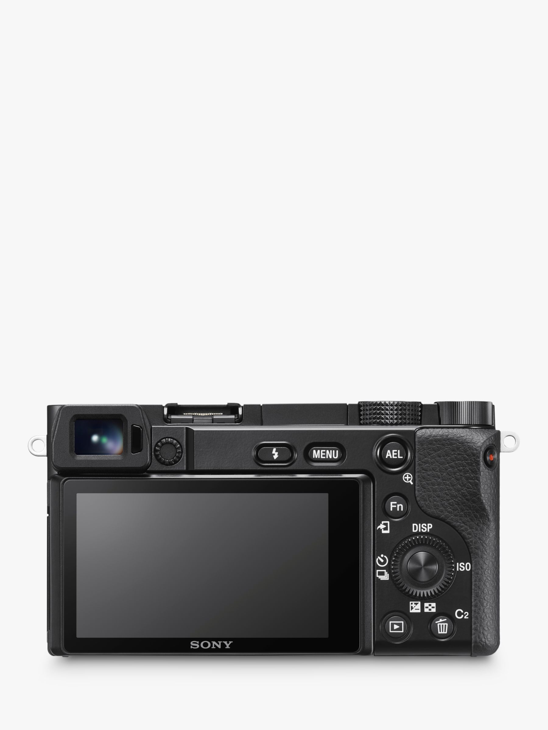 Sony a6100 Mirrorless Camera 4K APS-C ILCE-6100YB with 2 Lens Kit 16-50mm +  55-210mm and Deco Gear Case + Extra Battery + Flash + Wide Angle 