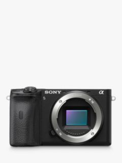 Sony A6600 Compact System Camera, 4K Ultra HD, 24.2MP, OLED Viewfinder, Wi-Fi, Bluetooth, NFC, 3" Tilting Touch Screen, Body Only, Black