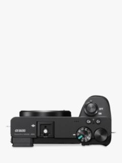 Sony A6600 Compact System Camera, 4K Ultra HD, 24.2MP, OLED Viewfinder, Wi-Fi, Bluetooth, NFC, 3" Tilting Touch Screen, Body Only, Black