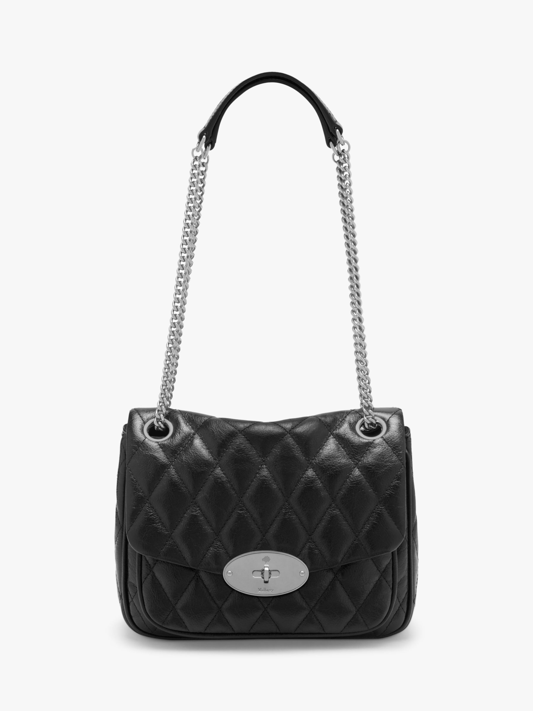 Af Gud Pickering Neuropati Mulberry Small Darley Quilted Leather Shoulder Bag, Black