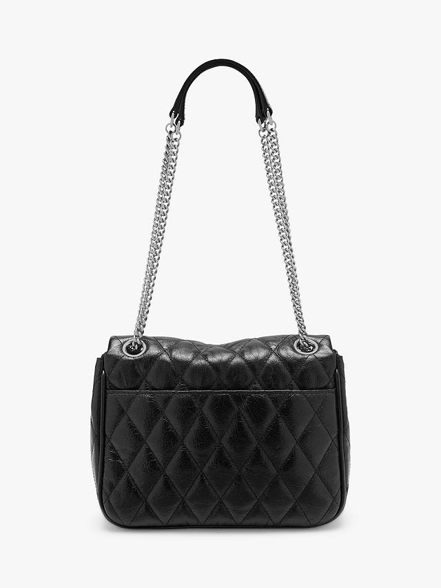 Mulberry Small Darley Quilted Leather Shoulder Bag, Black at John Lewis & Partners