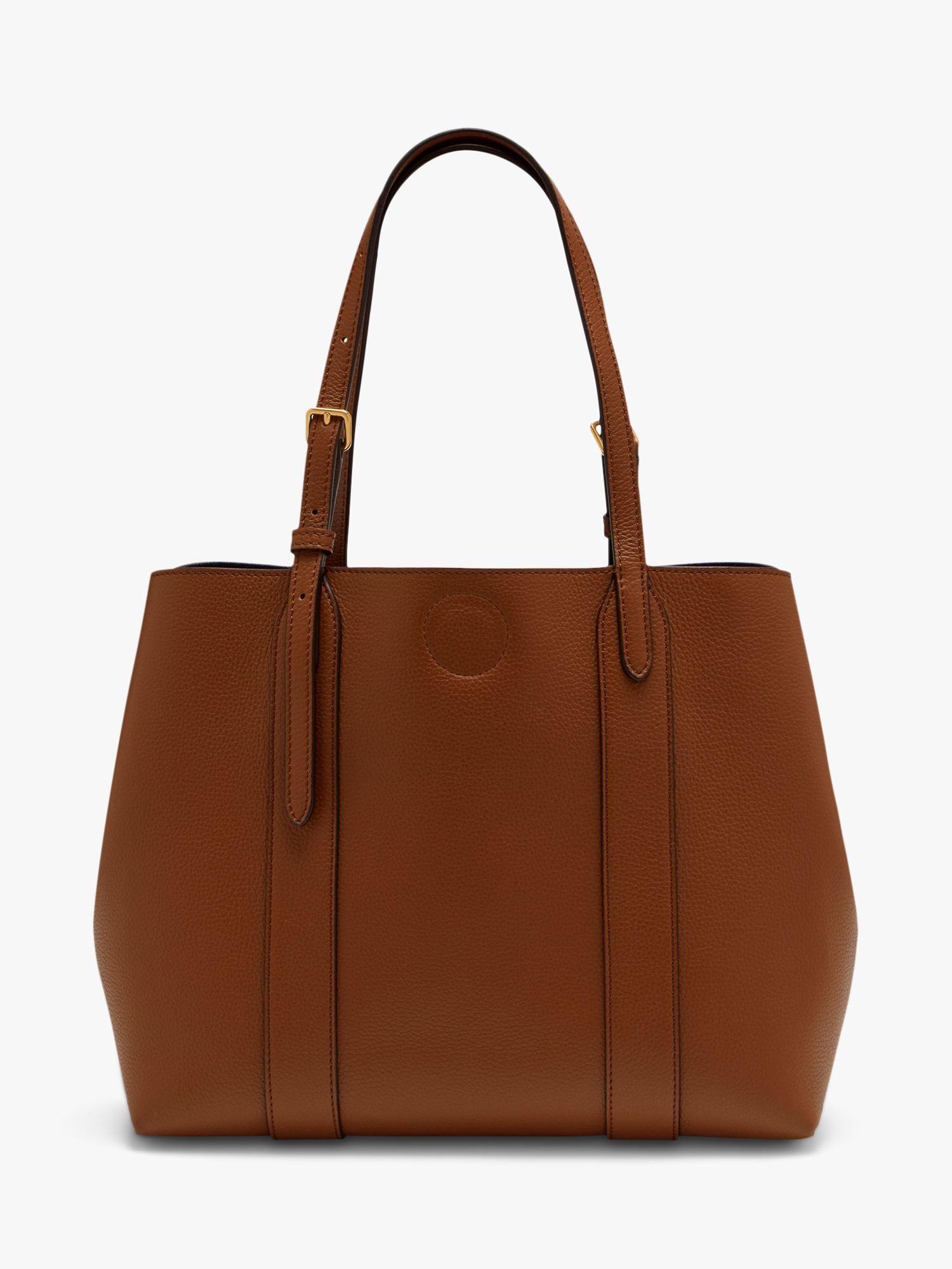 Mulberry Small Bayswater Classic Grain Leather Tote Bag, Oak at John Lewis & Partners