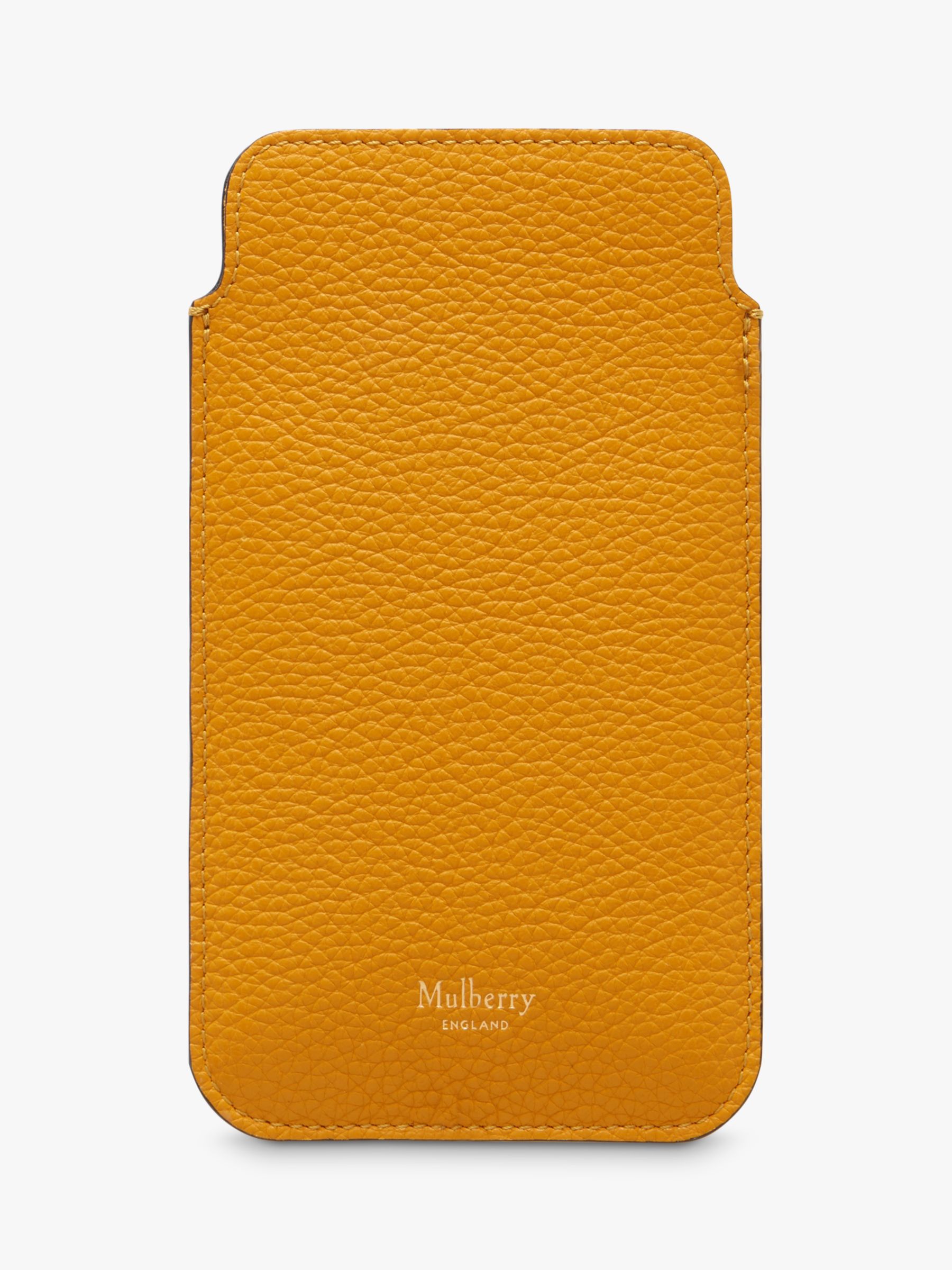 Mulberry Small Classic Grain Leather iPhone Cover & Card Slip