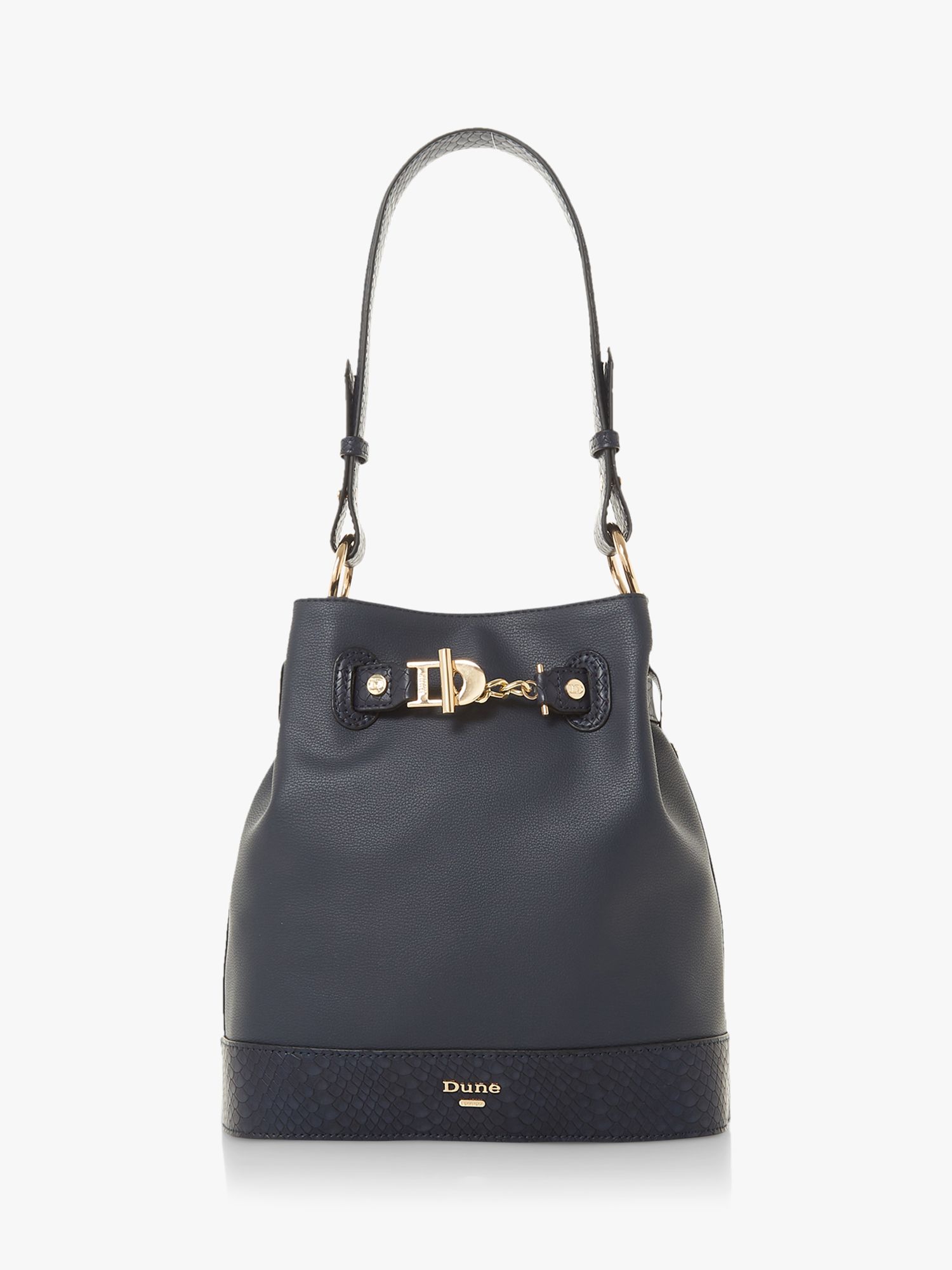 dune navy handbag