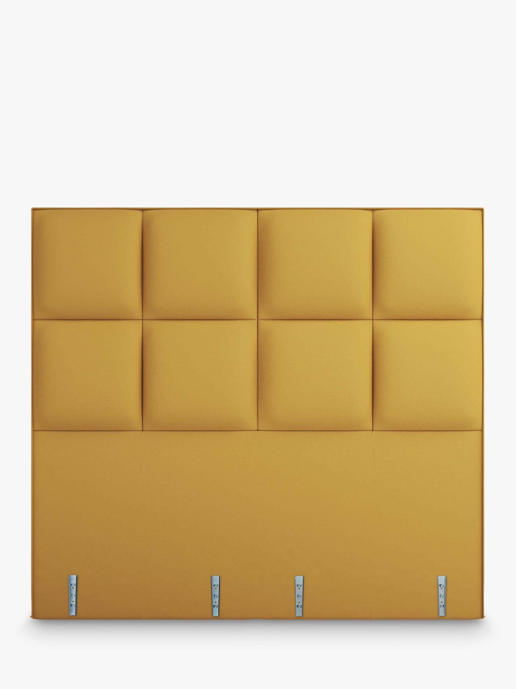 Photo of Vispring ares full depth upholstered headboard emperor plush saffron fsc-certified -chipboard-