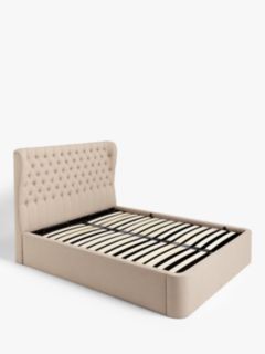 TEMPUR® Button Ottoman Storage Upholstered Bed Frame, Super King Size ...