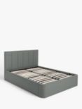 TEMPUR® Luxe Ottoman Storage Upholstered Bed Frame, Double, Charcoal
