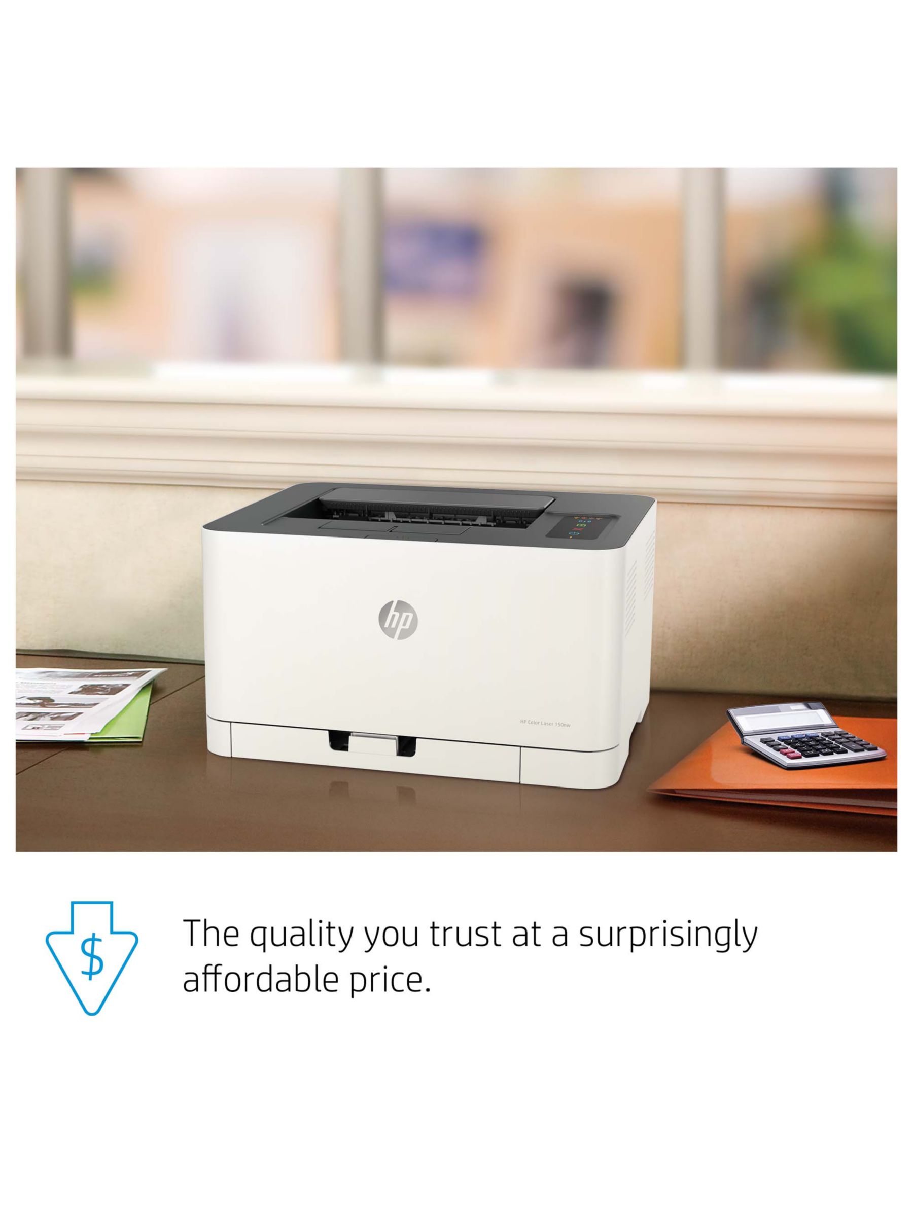 Hp Colour Laser 150nw Wireless Printer With Wi Fi White