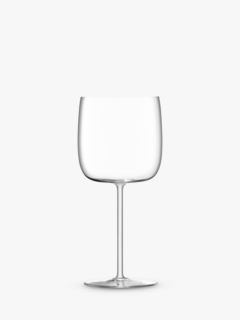 LSA International Borough Red Wine Glasses, Set of 4, 450ml, Clear