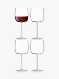 LSA International Borough Red Wine Glasses, Set of 4, 450ml, Clear