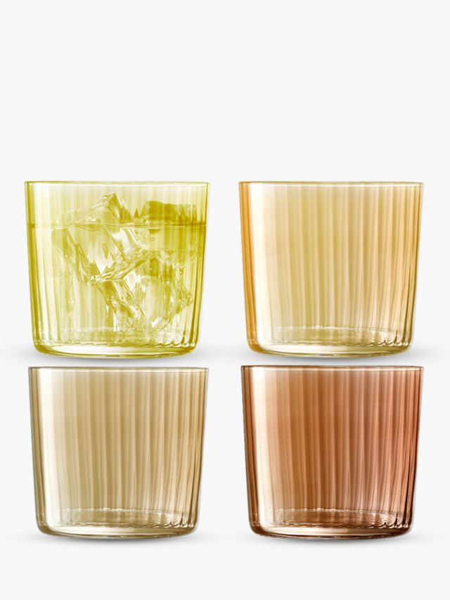 LSA International Utility Amber Tumblers Set of 2