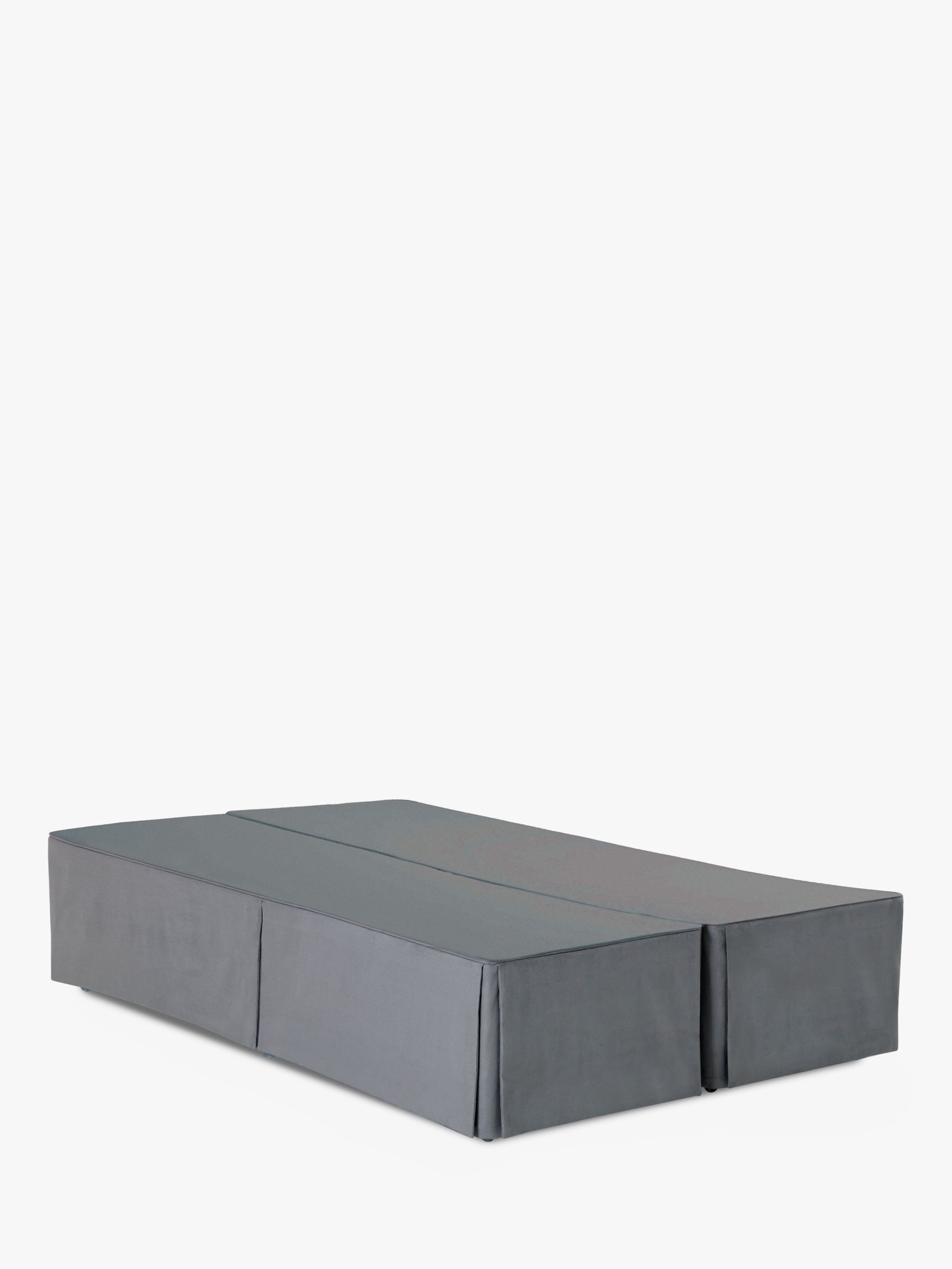 Photo of Hypnos hideaway storage upholstered divan base double imperio grey