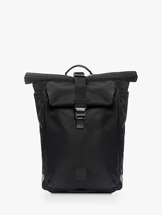 KNOMO Novello Roll-Top Backpack for Laptops up to 15", Black