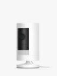 Ring Stick Up Cam Smart Security Camera with Built-in Wi-Fi, Wired