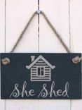 The House Nameplate Company She Shed Slate Sign
