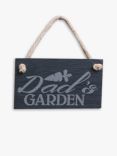 The House Nameplate Company Dad's Garden Slate Sign