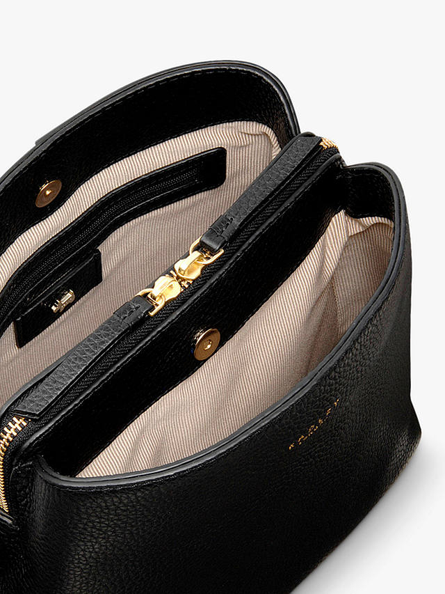 Radley Dukes Place Leather Shoulder Bag, Black