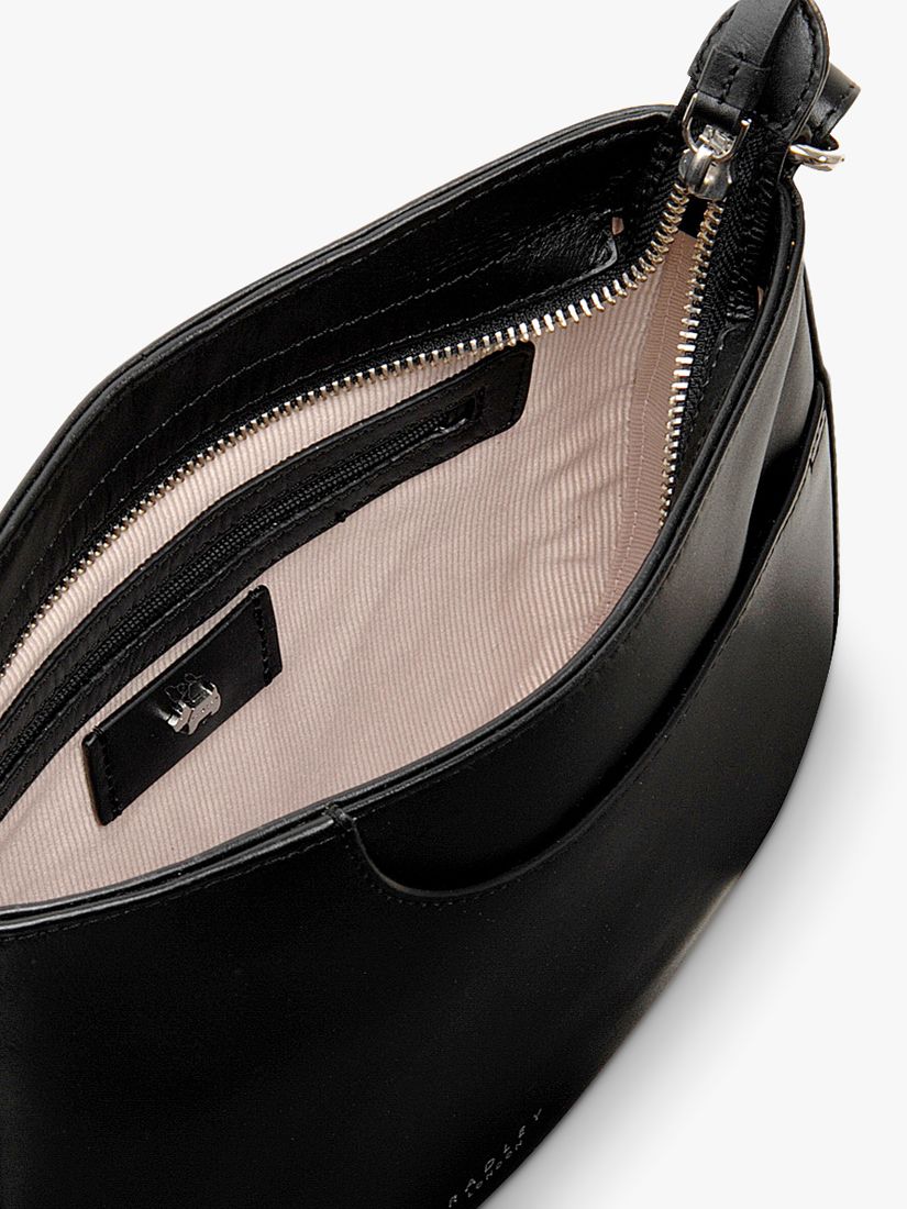 Radley London Pockets Leather Cross Body Bag, Black at John Lewis & Partners