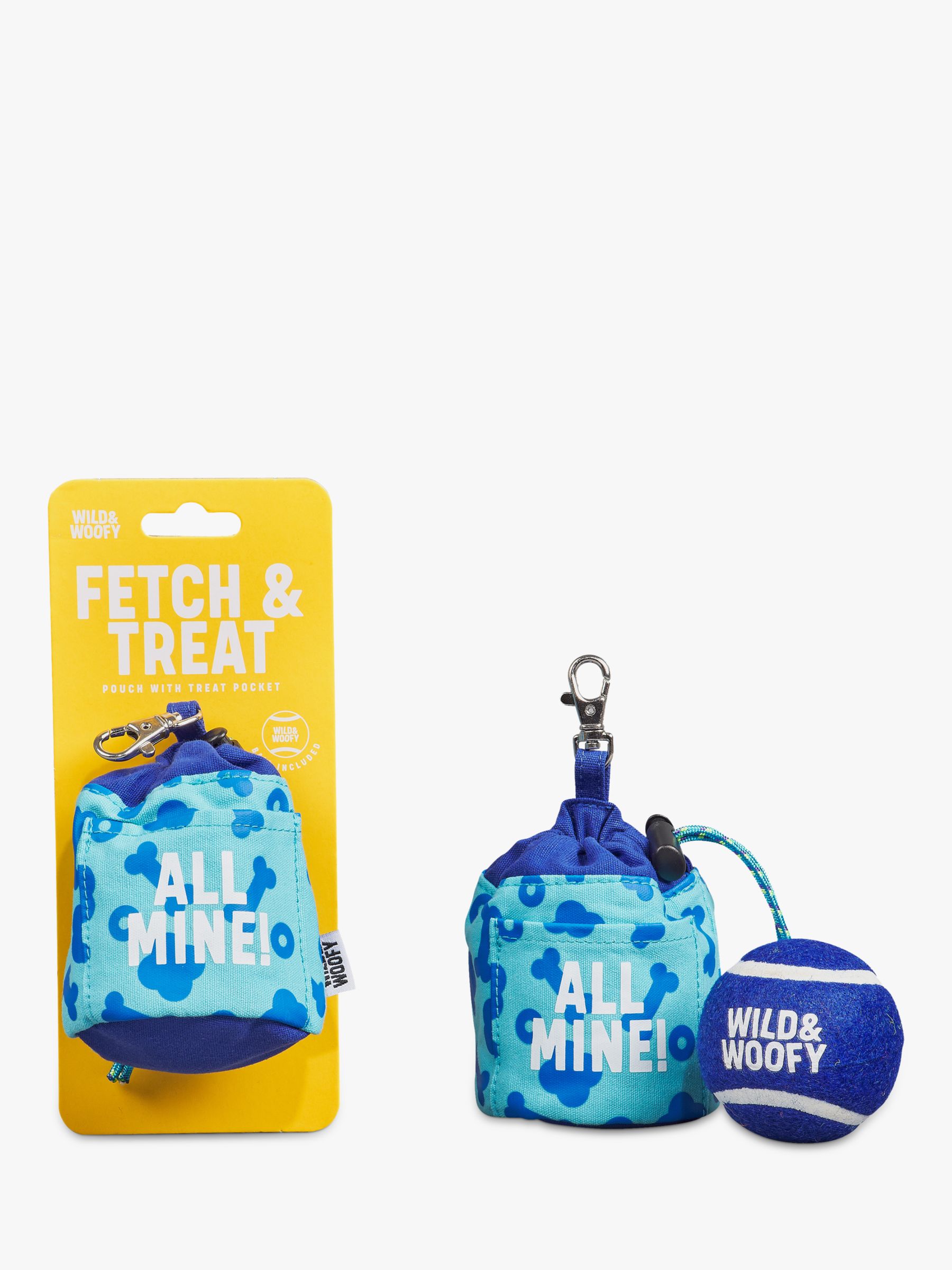 Wild & Woofy Dog Fetch & Treat Pouch with Ball review